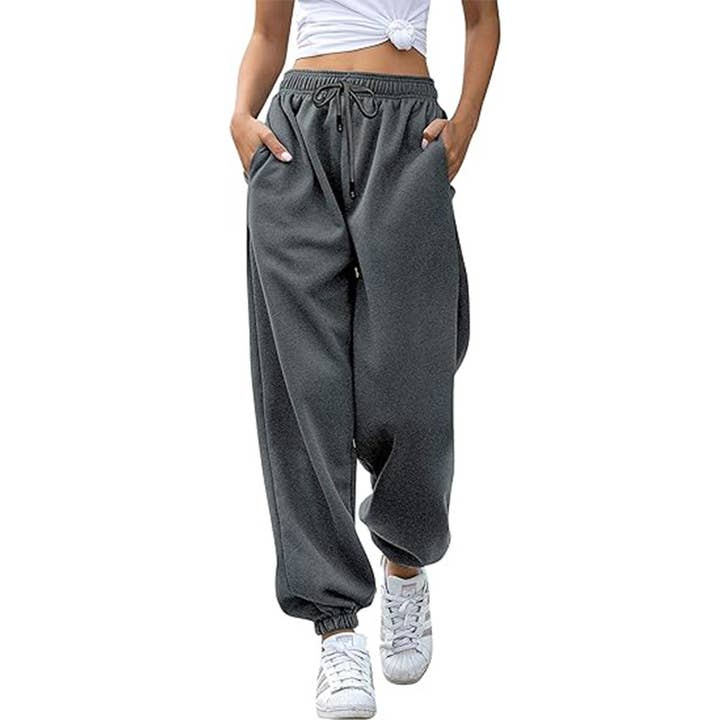 HIDDENBRAND - Wholesale Pants - Women's - Fall Baggy Jogging Sweatpants Trouser 16 Colors7