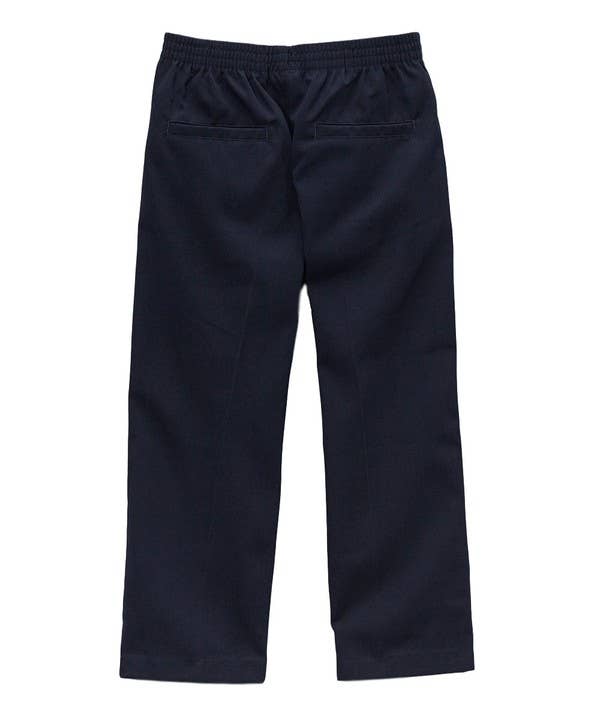 Boy Uniform all Elastic Waist Pants Navy for wholesale on Faire1