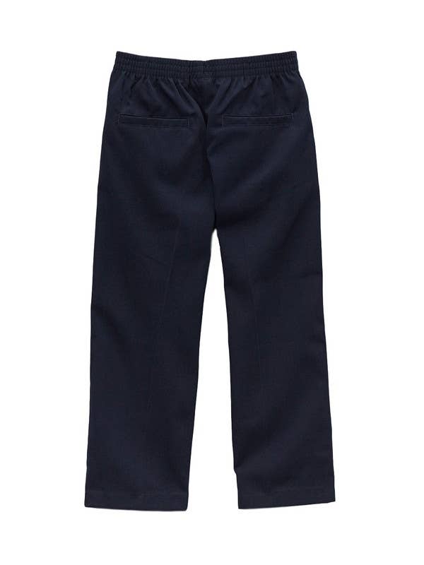 Boy Uniform all Elastic Waist Pants Navy for wholesale on Faire1