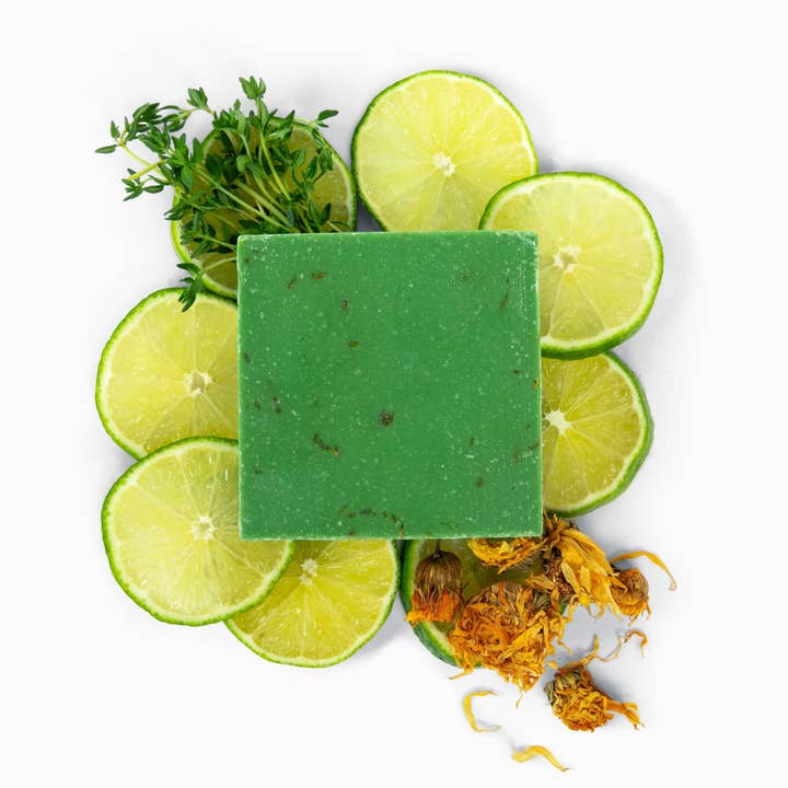 FORESTBORN - Wholesale Bar Soap - Lime & Thyme Twister1