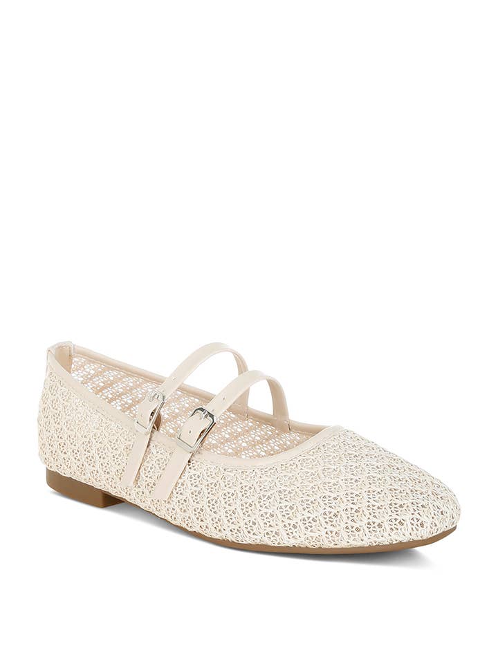 Rag Company - Wholesale Flats - Women's - Warena Pin Buckle Strapped Ballerinas5