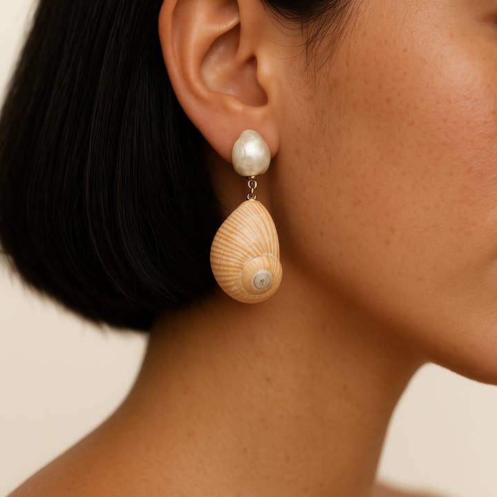 LA MAISON GISEL B. - Vendita all'ingrosso Orecchini pendenti - Orecchini conchiglia Line1