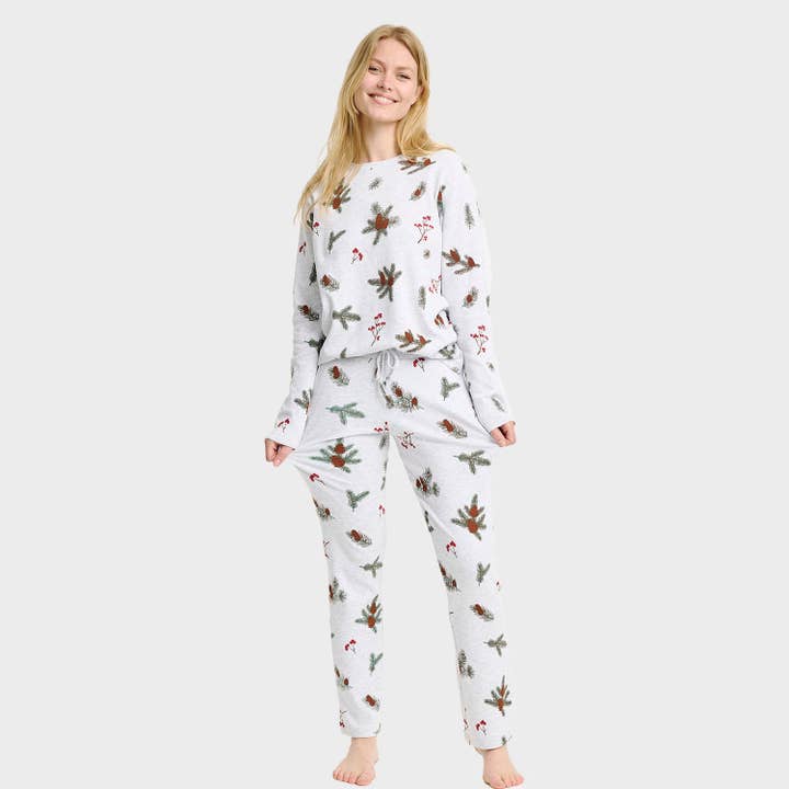 Happy Seasons - Wholesale Sleepwear Set - Women's - The Ribbed Pajamas – Women4