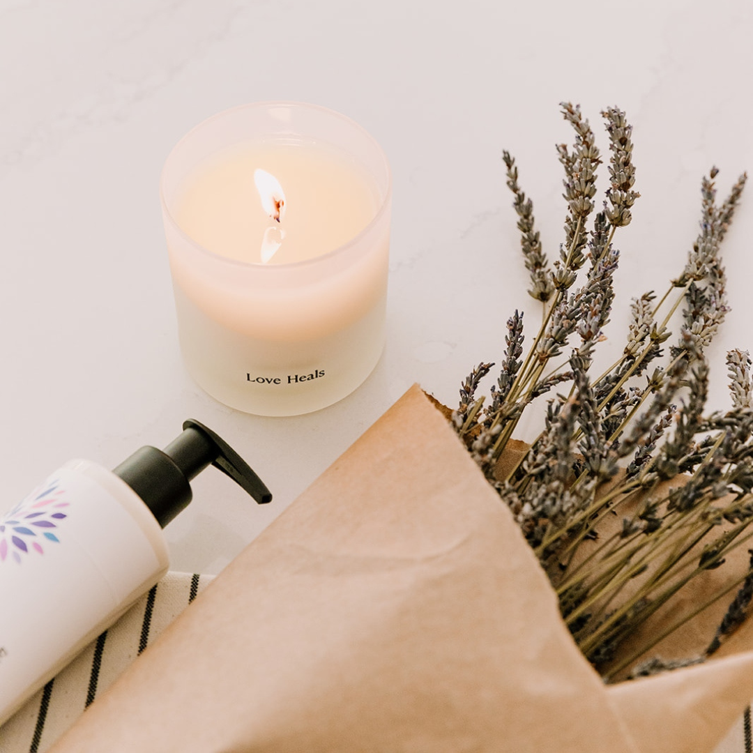 Thistle Farms - Wholesale Jar/Filled Candle - Lavender Soy Candle Love Heals Collection1