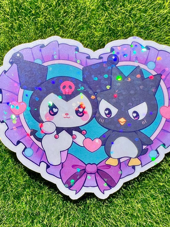 Sanrio Couple Sticker Kuromi/Badtz for wholesale by Mothers Of Orion