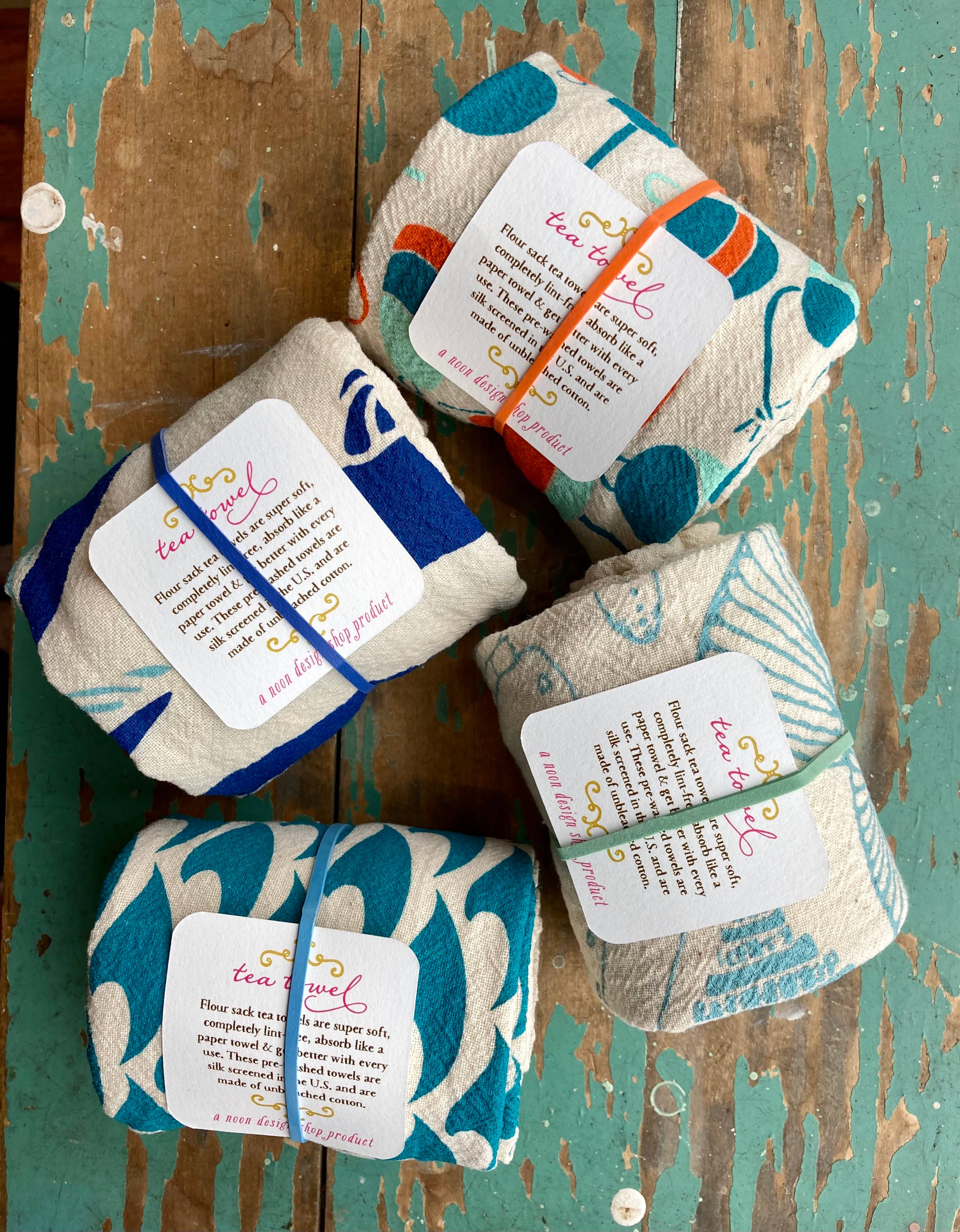 noon designs - Wholesale Tea Towel - Whales Tea Towel6