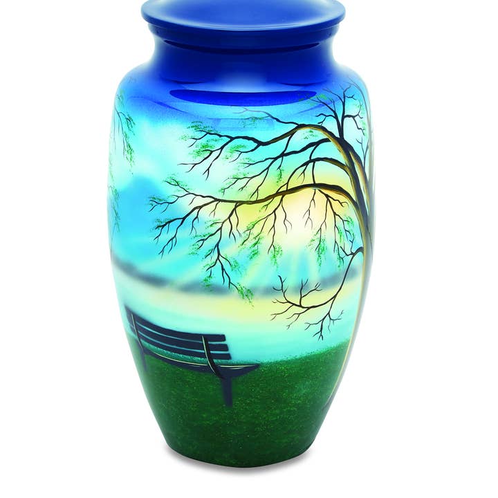 Lakeside View Adult Urn for wholesale by Raj Urns