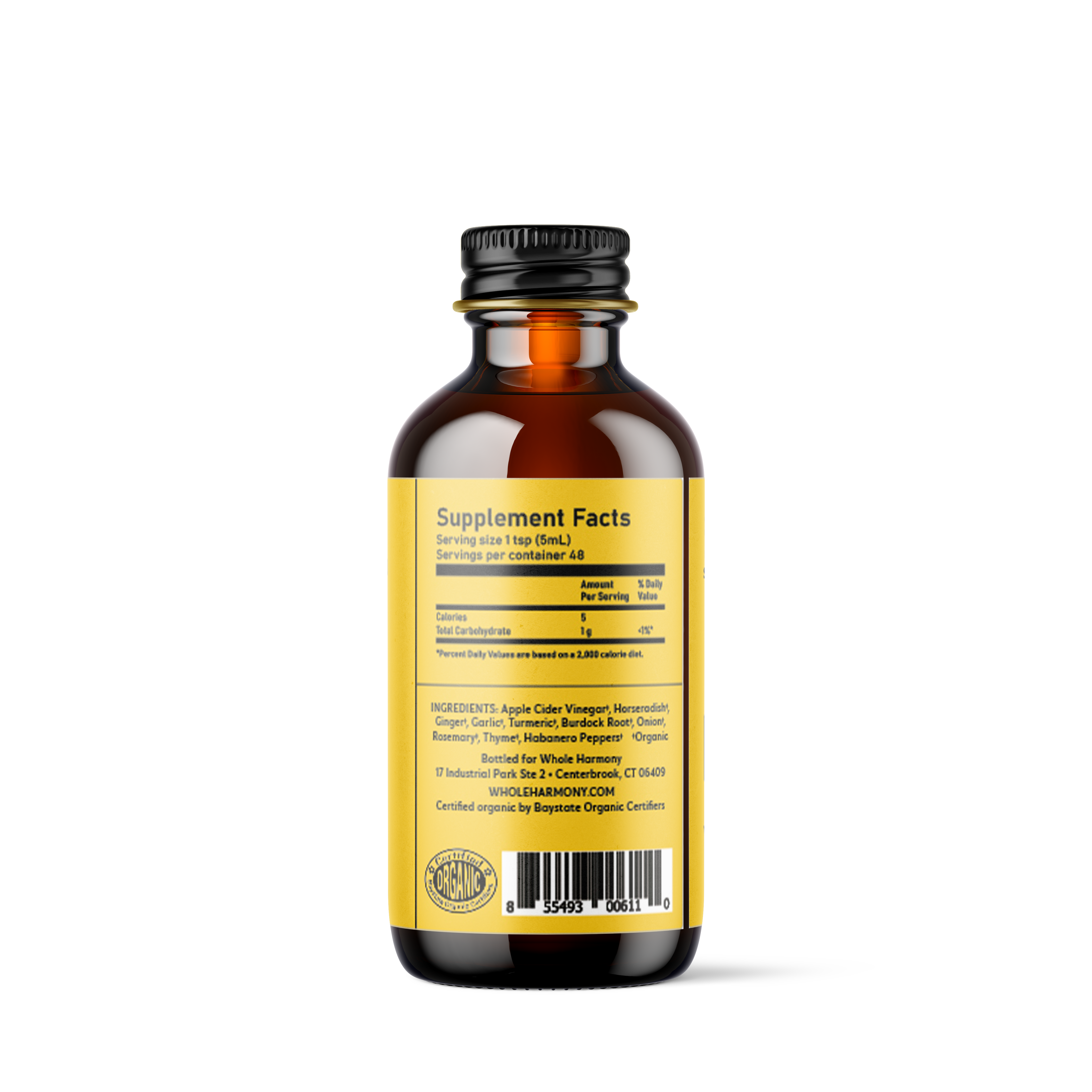 Whole Harmony - Wholesale Wellness Juice/Tonic - Certified ORGANIC Folk Fyre 8oz1