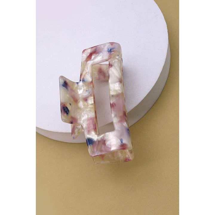 JOSSLYN by wall to wall - Wholesale Hair Clip - Women's - RECTANGLE CELLULOSE HAIR CLAW CLIP | 40H6157