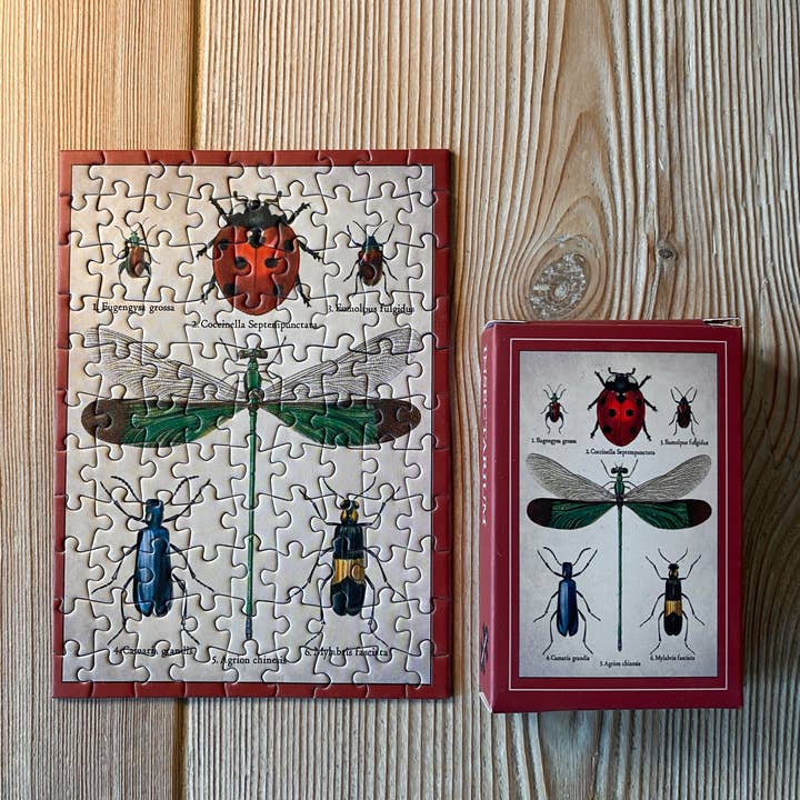 Penny Puzzle - Wholesale Puzzle - Adult - INSECTARIUM 99 pcs vintage minipuzzle2