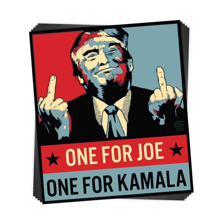 Shield Republic - Wholesale Sticker - One For Joe One For Kamala Decal0