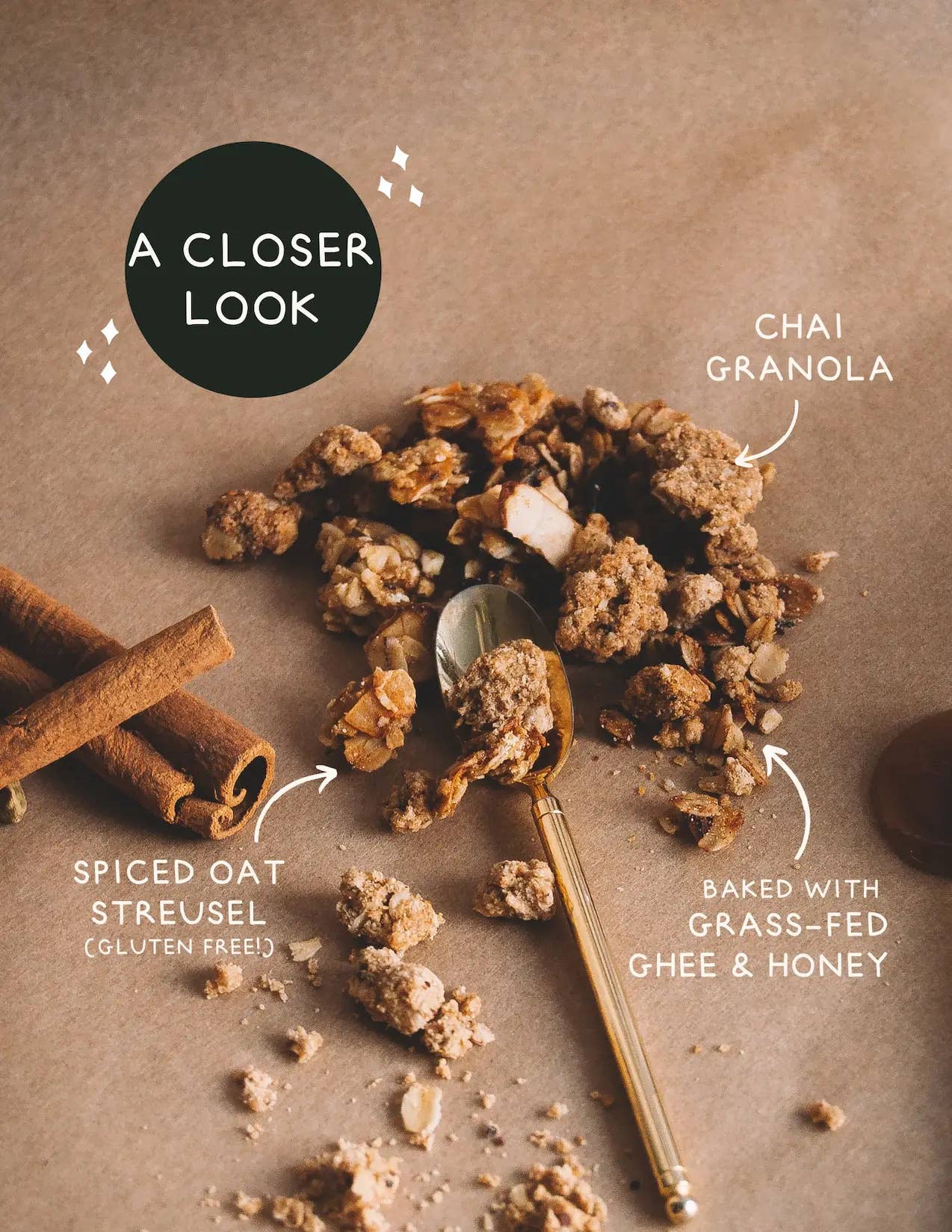 Jamie's Farm - Wholesale Granola - Bulk Granola Baked with Ghee: 8# Bag (Organic & Gluten-Free)1