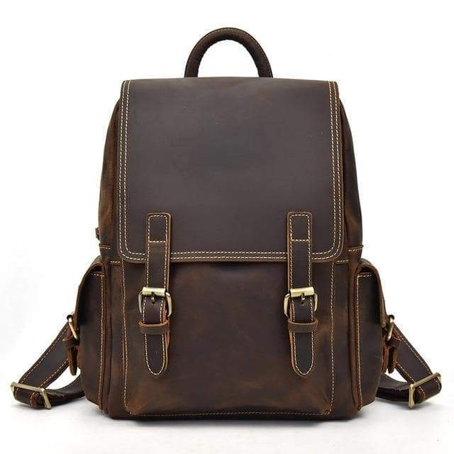 The Freja Backpack | Handcrafted Leather Backpack for wholesale by Steel Horse Leather