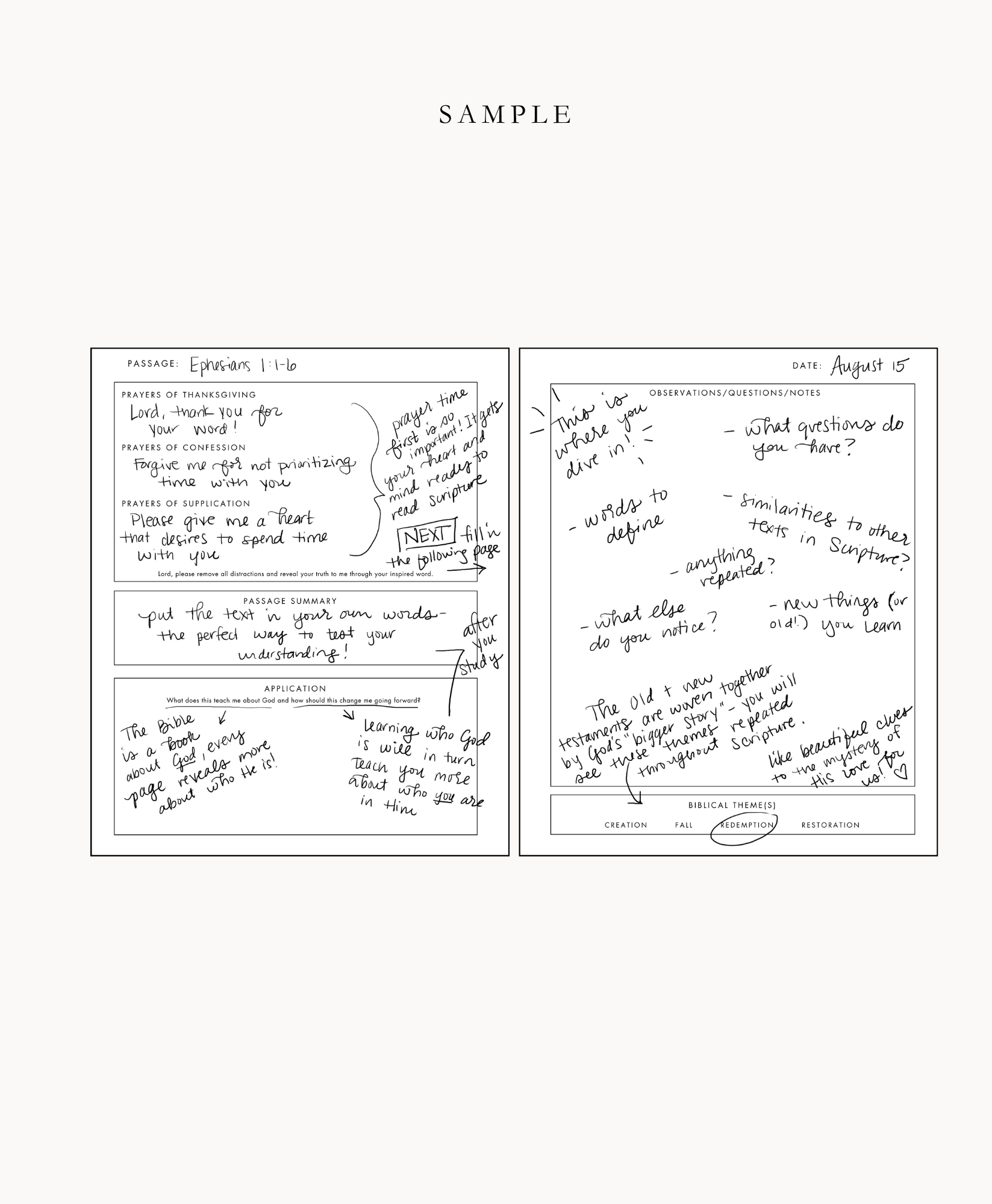 Grace Notes Ltd. - Christian Art and Gifts - Wholesale Journal/Diary - Bible Study Journal7