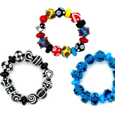 Ipanema Chunky Murano Glas Schmuckkollektion - 3 Farboptionen für den Großhandel von Alice Sturzinger LLC