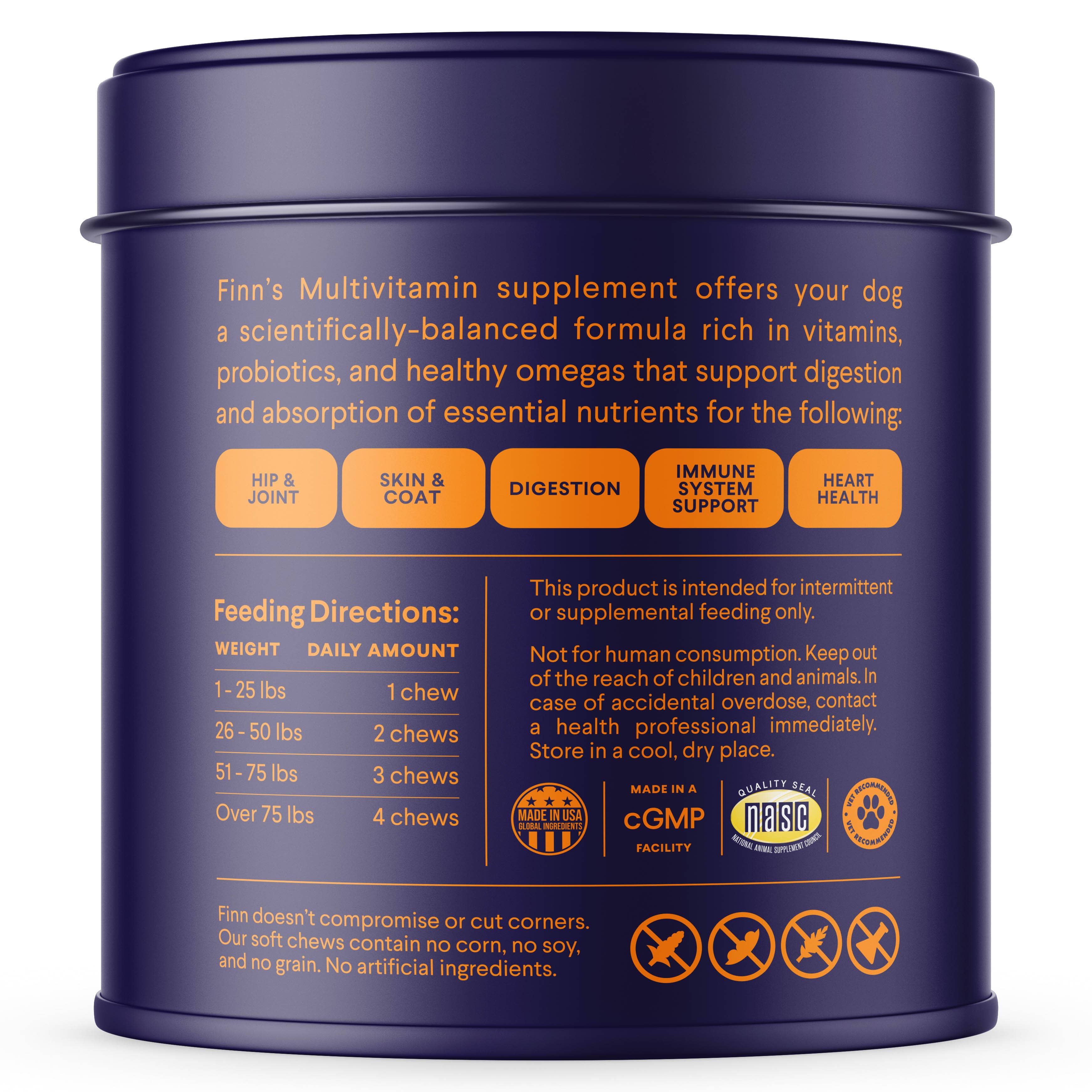 Finn - Wholesale Pet Supplement - Dog - Multivitamin1