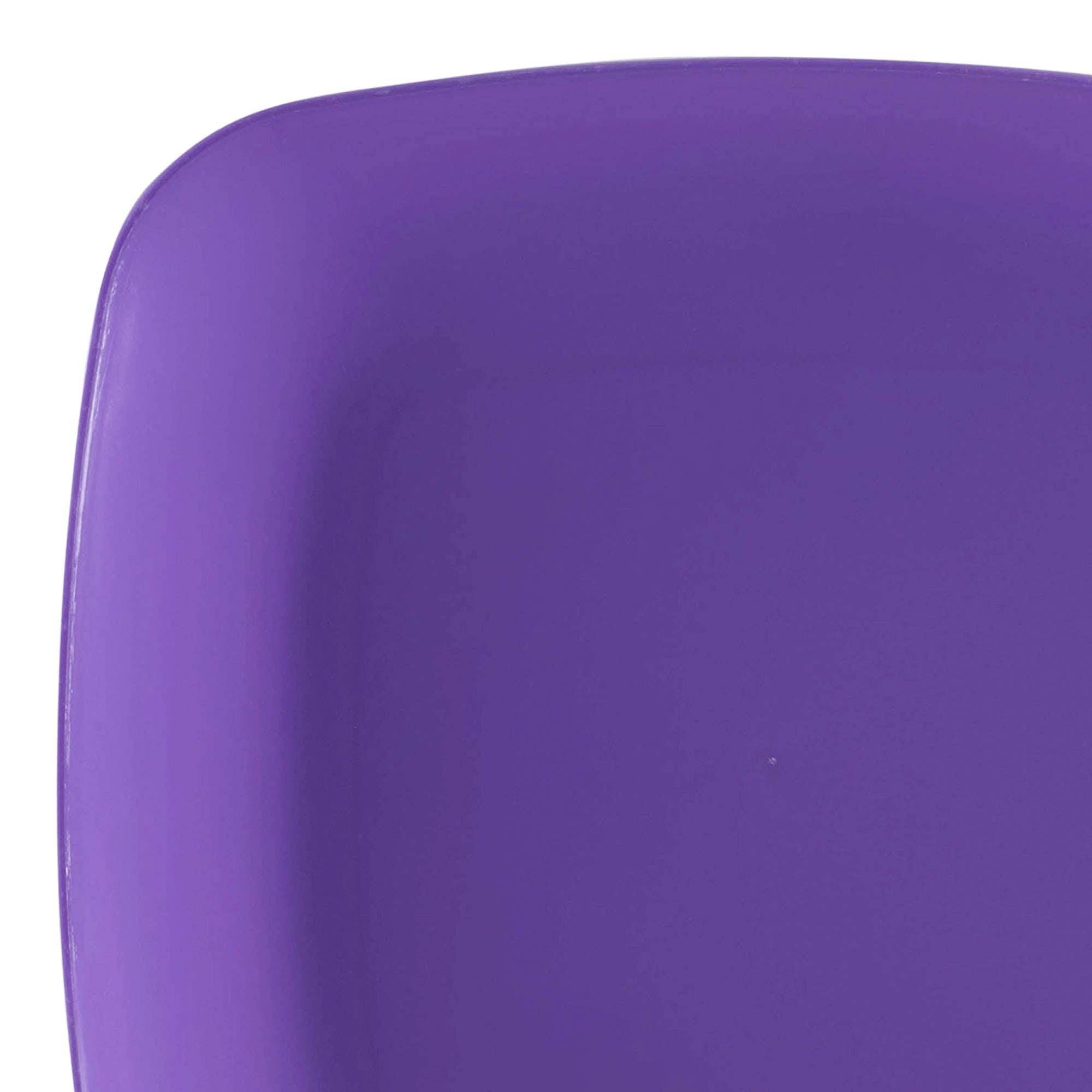 Smarty had a Party - Wholesale Disposable Plate - 8.5" Purple Flat Square Plastic Buffet Plates - 10 pcs0