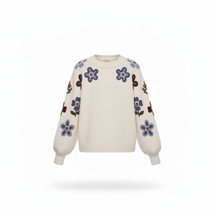 Embroidered Flower Sweater 3D Appliqué Lantern Sleeve and other Purchase Wholesale lantern centerpieces. Free Returns & Net 60 Terms on Faire trending on Faire.