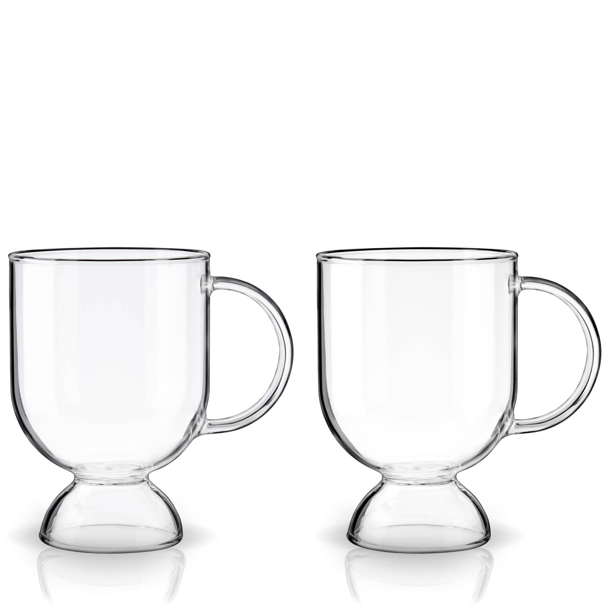 Viski - Wholesale Cocktail/Liquor Glass - Raye™ Footed Glass Hot Toddy Mugs Set of 22