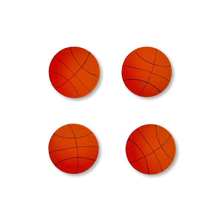 Basketball Magnets S/4 for wholesale by Roeda Studio