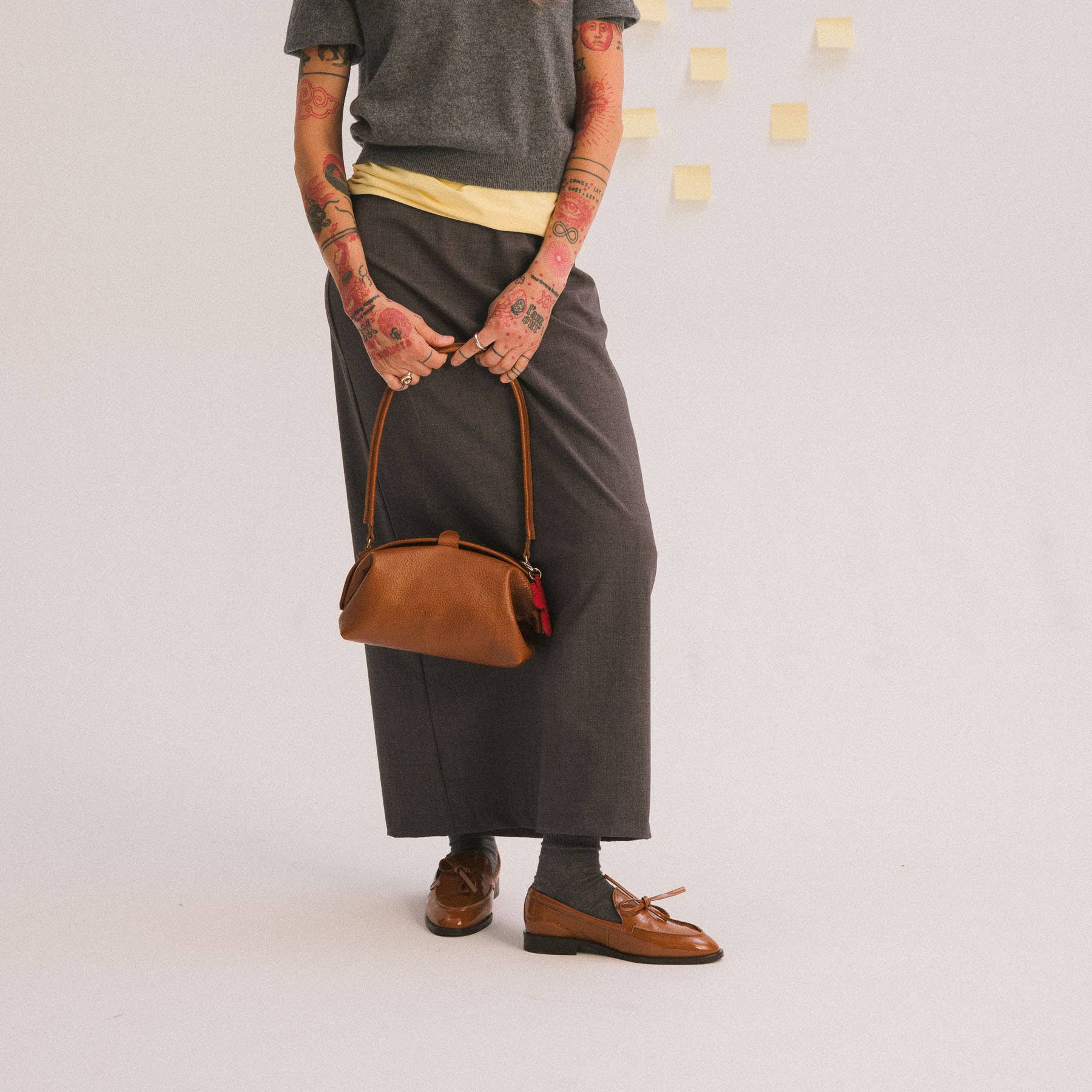 amber Raphael Flats, glossy caramel for wholesale on Faire6