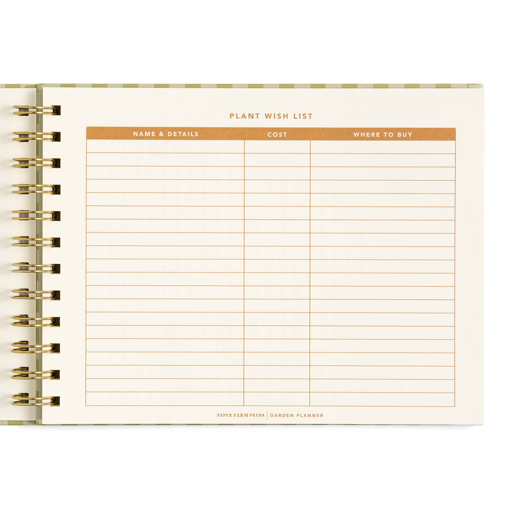 Paper Farm Press - Wholesale Planner - Life On The Homestead Garden Planner - Gingham10