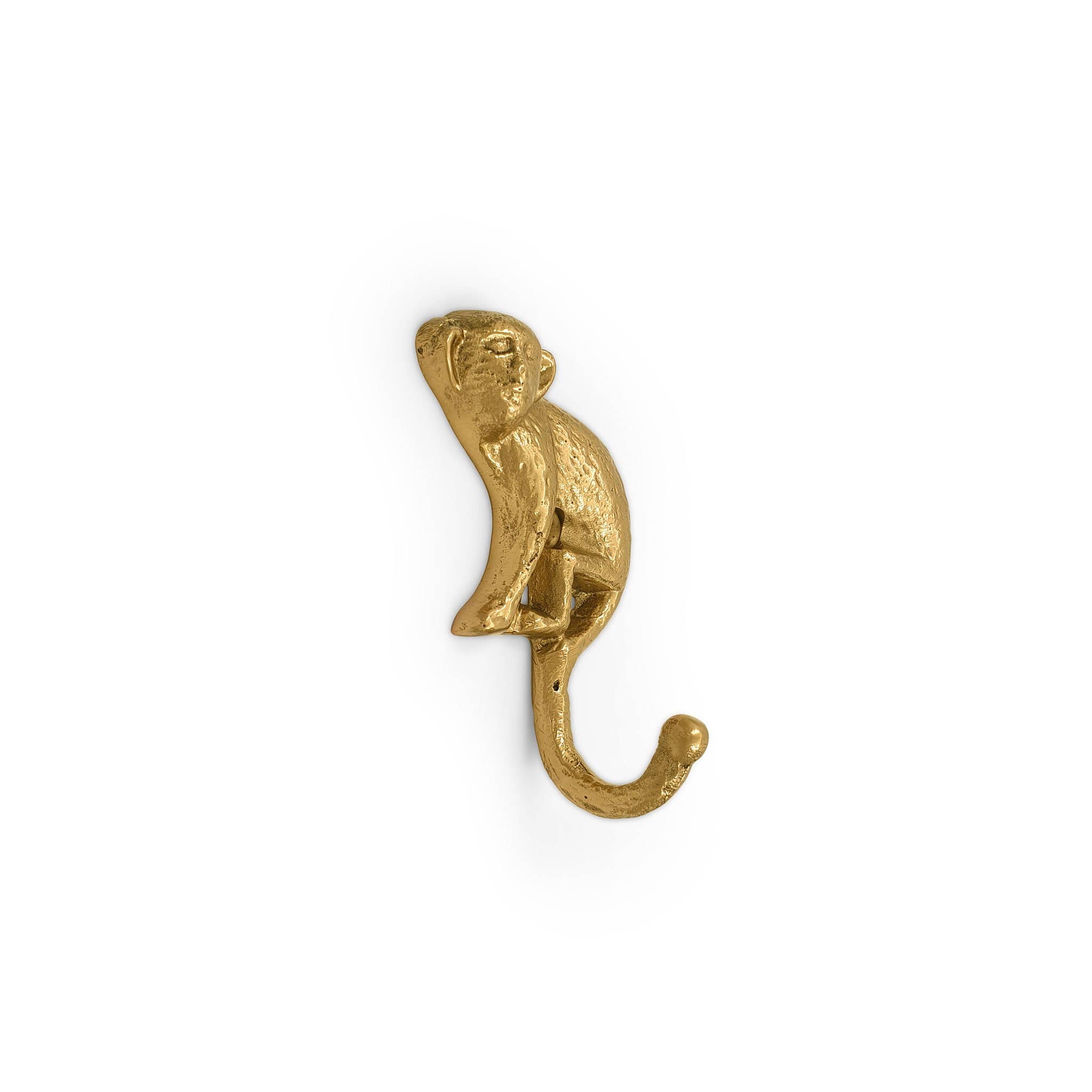 FERN - Wholesale Wall Hook - Brass Hook Monkey set1