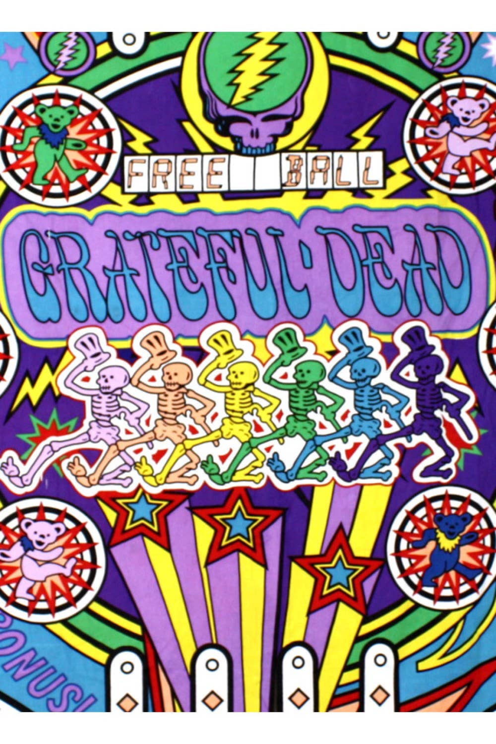 Sunshine Joy - Wholesale Tapestry/Textile - 3D Grateful Dead Tapestry Pinball Machine Tapestries Bears2