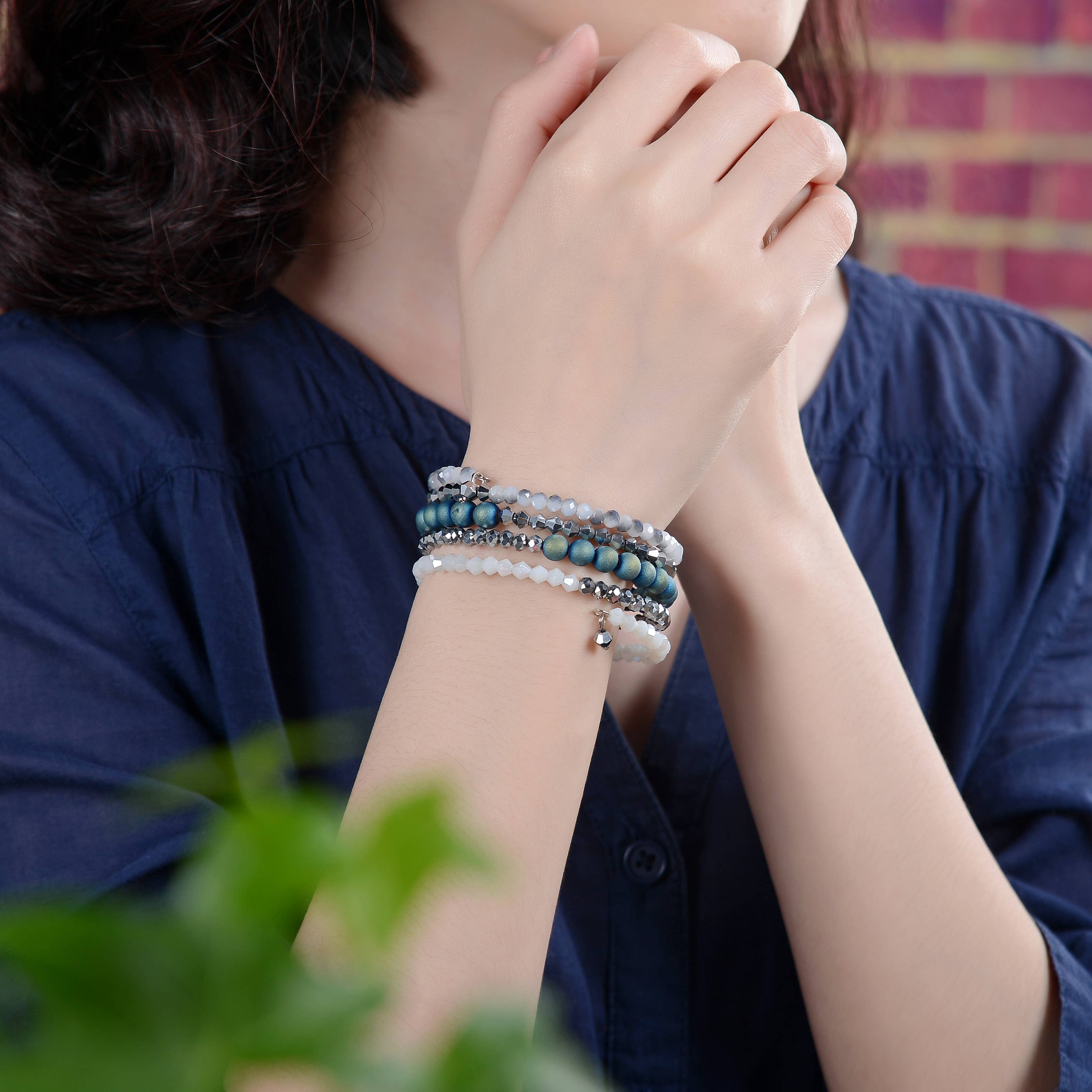 IST Jewelry – wholesale Beaded bracelet – Memory Wire Bracelets1