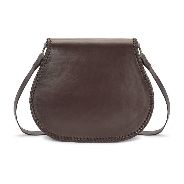 Akaroa Phoebe Bag Dark Choc/Gold for wholesale on Faire2