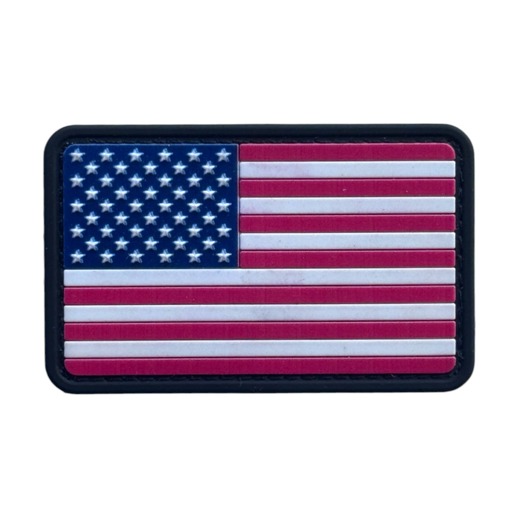 ARTPATCHES - Wholesale Patch - USA Flag PVC Patch – 3D Hook-and-Loop | 8 Colors1