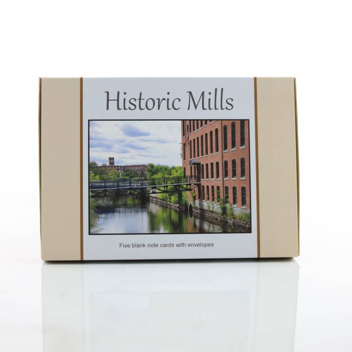 New England Prints - Wholesale Stationery/Notecard Set - Box of 5 All Occasion New England Mills Blank Note Cards3