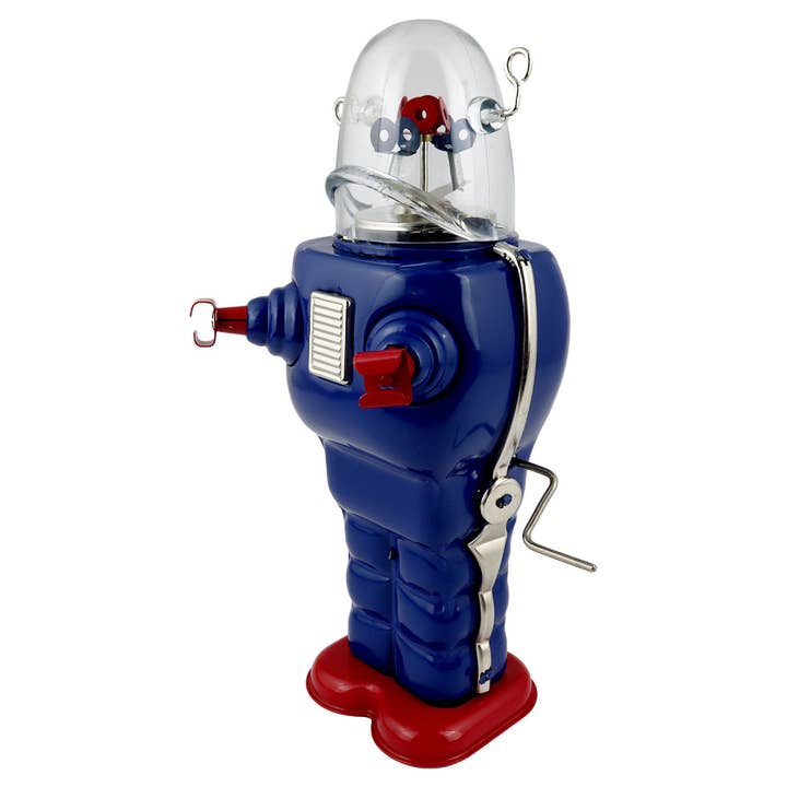 Tribal Trade GmbH – wholesale Decorative figurine – Robot Robot Space Trooper blue tin robot