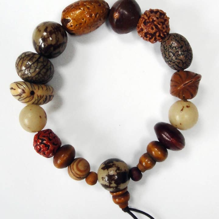 Tika - Wholesale Beaded bracelet - Bodisu Seed Mala Bracelet2