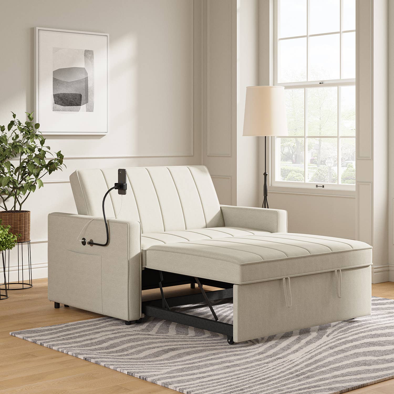 Karat Home - Wholesale Sofa - Duane Upholstered Sleeper Sofa8