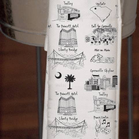 The Dish - Wholesale Tea Towel - Greenville Tea Towel