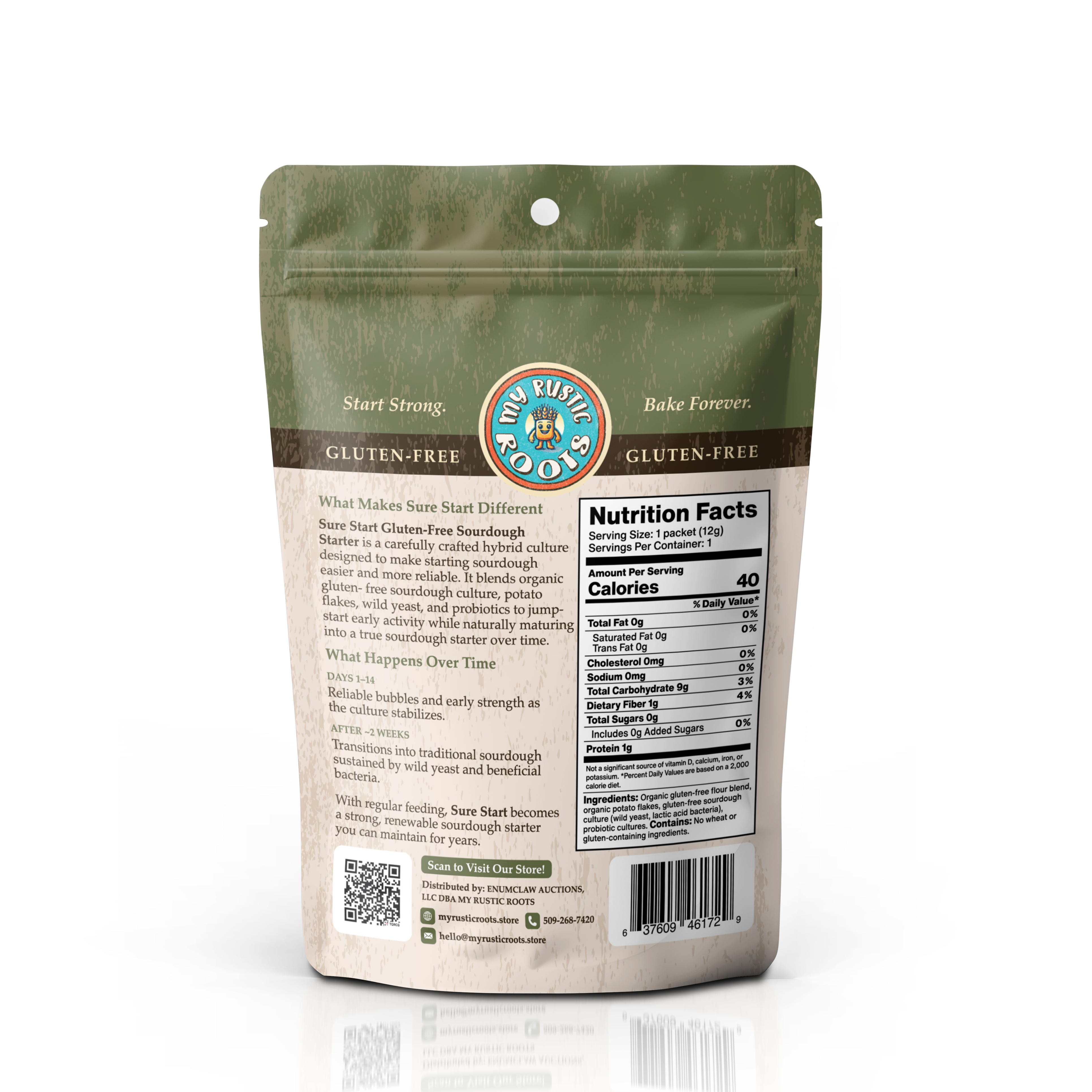 My Rustic Roots - Wholesale Gluten-Free Flour - Sure Start Fail-Proof Sourdough Starter Culture Gluten Free1