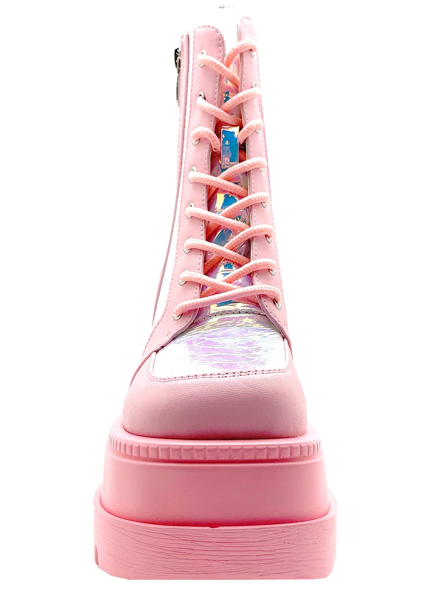 LASR - Wholesale Combat/Military Boots - Women's - X LASR Exclusive RADIO Pink Poison Pink Platform Boots4