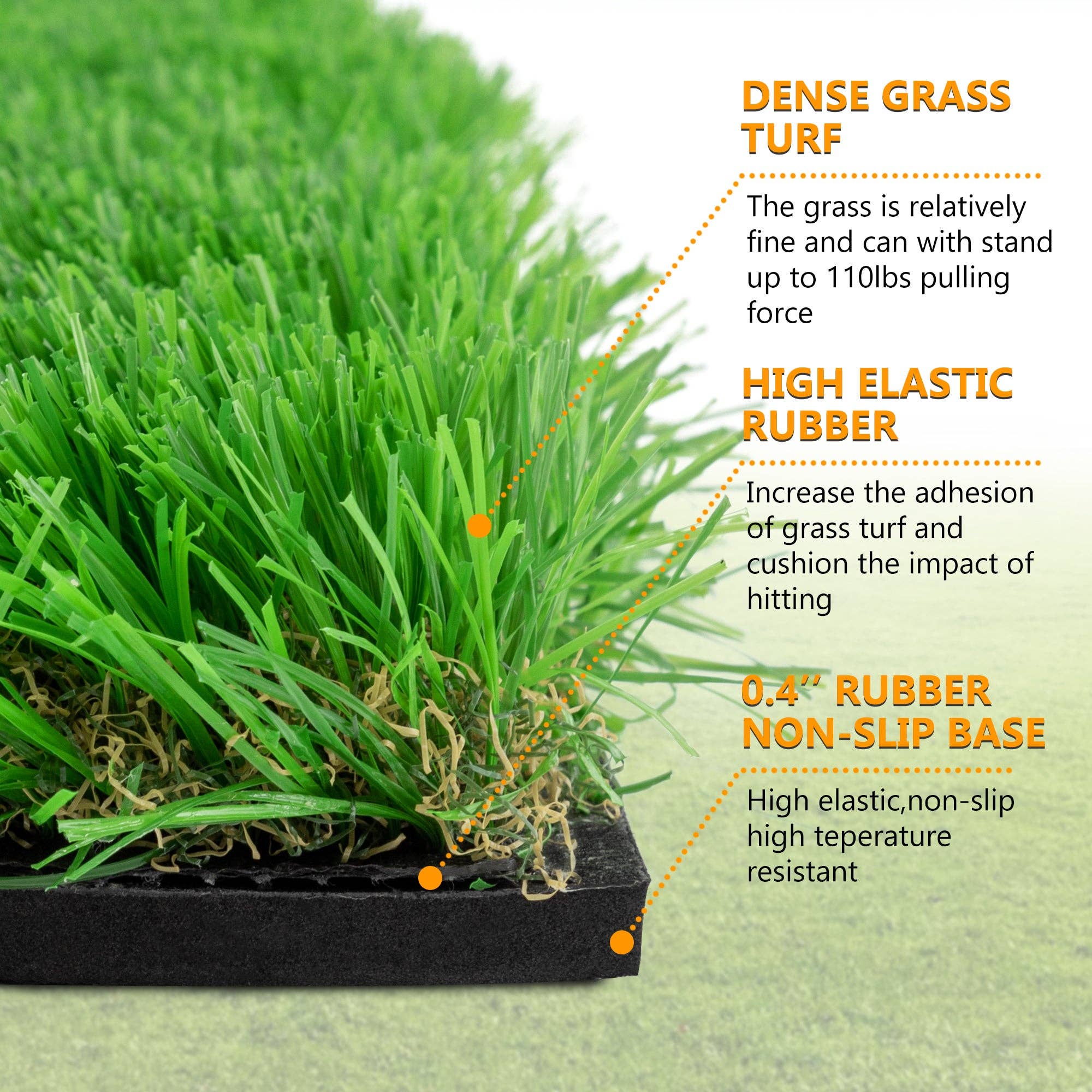 39F Inc. - Vente Accessoires de sport - Tapis de putting de golf 10x5FT avec 3 trous et drapeaux pour l'extérieur5