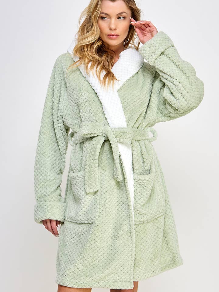 Mint Green 2483 Bailey Robe for wholesale on Faire6