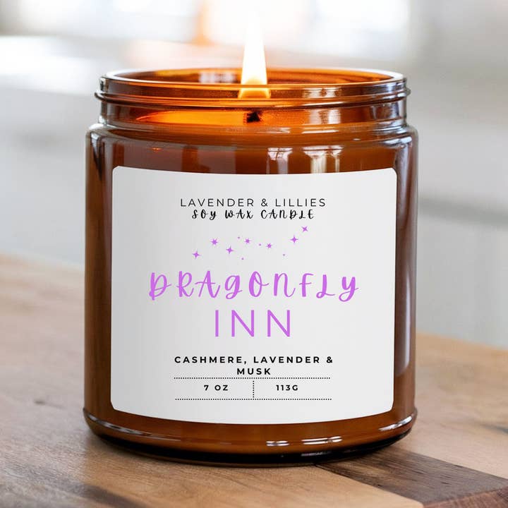 Dragonfly Inn - Velas de Soja de 7oz para venta al por mayor de Lavender & Lillies
