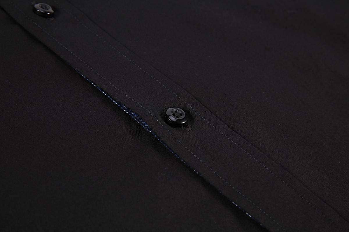 Rodeo Clothing - Wholesale Button Down Shirt - Men's - Mens Dress Shirts Long Sleeve Regular Fit Button Shirts-10033