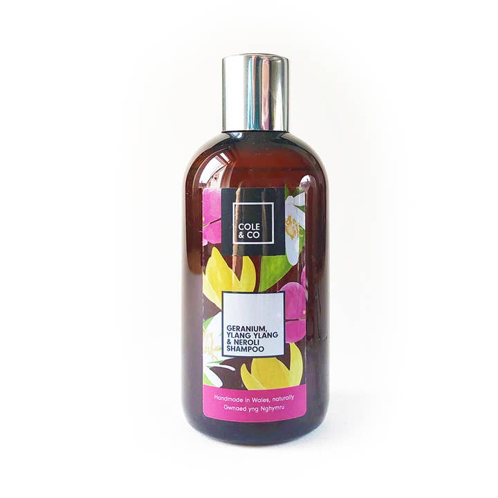 Geranium Neroli & Ylang Ylang Shampoo for engroshandel hos Cole & Co