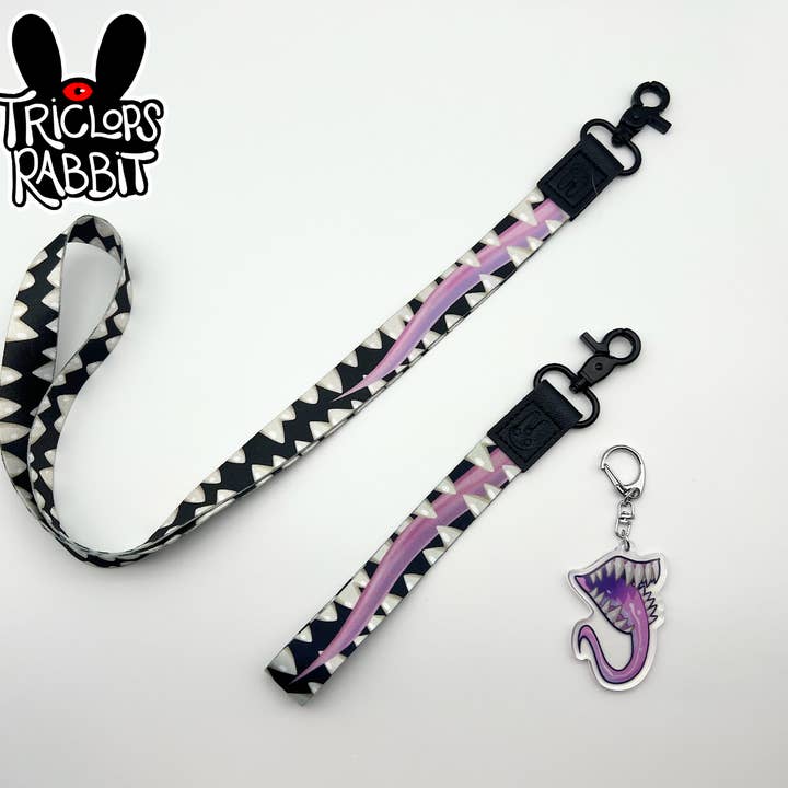 Triclops Rabbit - Wholesale Lanyard - Unisex - Neck and Wrist Lanyards with Keychain1
