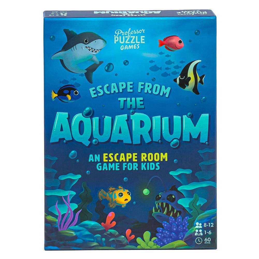 Professor Puzzle – wholesale Card game – Escape from the Aquarium1