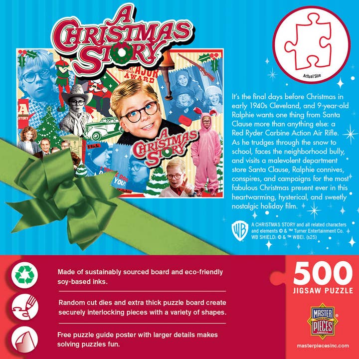 Masterpieces Puzzles - Wholesale Puzzle - Adult - A Christmas Story - 500 Piece Puzzle
