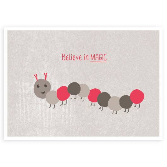 Magic Caterpillar | Postcard | Greeting | Motivation for wholesale by Hey!Cards GmbH & Co. KG