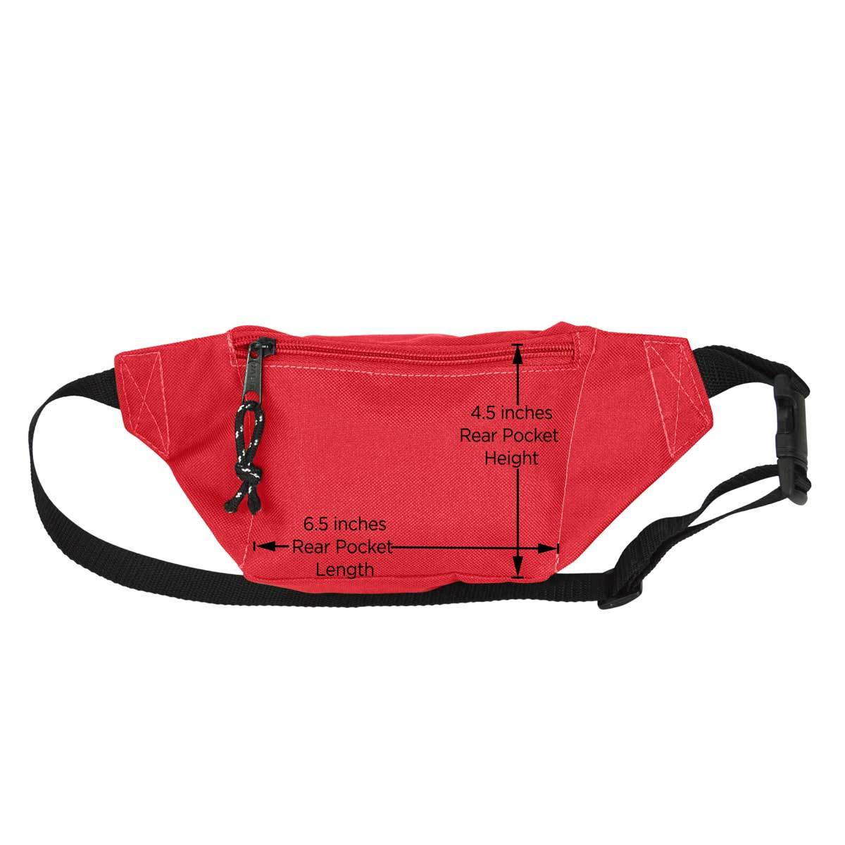 Dalix - Wholesale Belt Bag - Unisex - Dalix Round Fanny Pack w/ 3 Pockets57