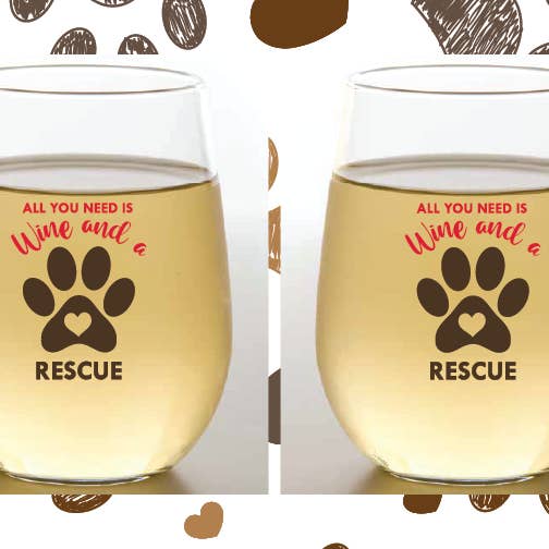 Wine-Oh! - Wholesale Wine Glass - DOG BREED COLLECTION Shatterproof Wine Glasses