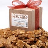 Thomasina's Cashew Brittle - Wholesale Brittle - Thomasina's Cashew Brittle - 1lb Gift Box w/ Bow0